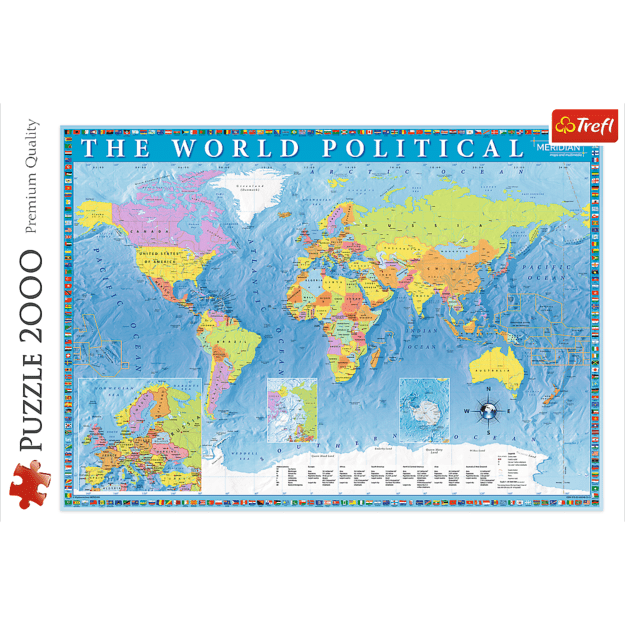 Puzzle - 2000 - Political Map of the World - 27099