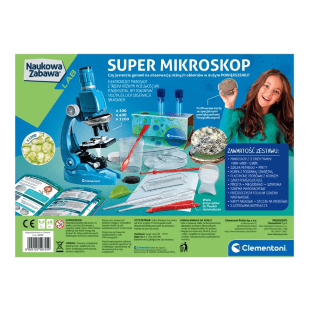 Science Fun Set Super Microscope Clementoni 50755 4