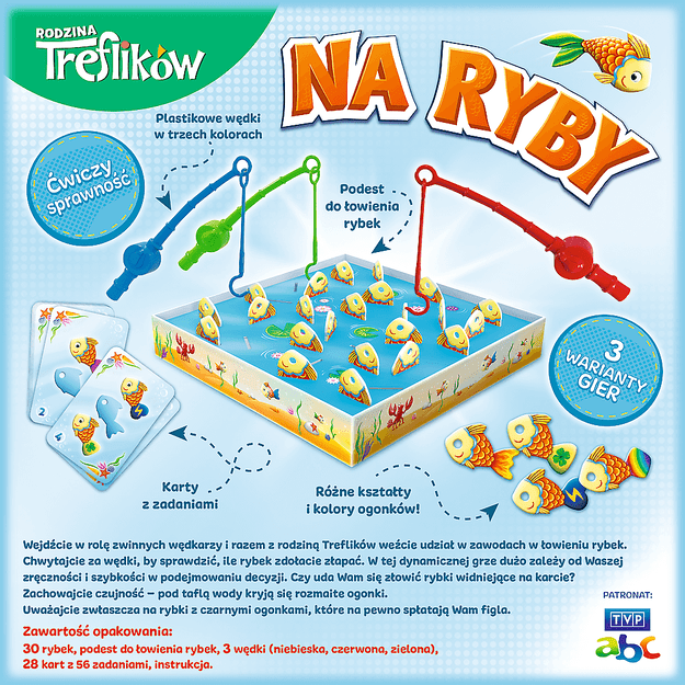 Gra zręcznościowa Na Ryby Rodzina Treflików Trefl 01963 2
