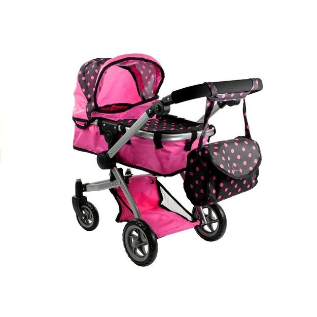 2in1 Doll Bogie and Stroller Alice - Pink 19