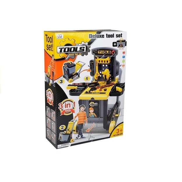 Nešiojamasis prabangus įrankių rinkinys Dirbtuvės įrankių dėžėje 2