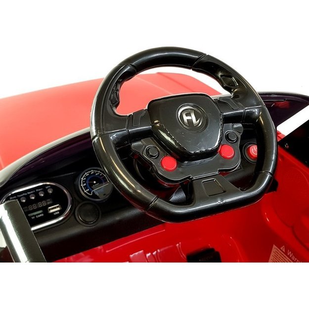 HL1638 Elektrinis važiuojantis automobilis raudonos spalvos 7