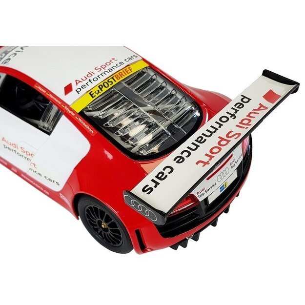 Automobilis R/C Audi R8 LMS Rastar 1:14 Baltai raudonas 10
