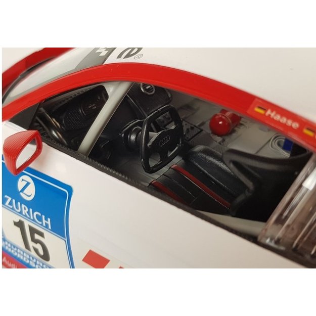 Automobilis R/C Audi R8 LMS Rastar 1:14 Baltai raudonas 5