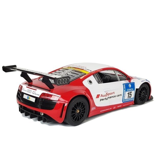Automobilis R/C Audi R8 LMS Rastar 1:14 Baltai raudonas 9