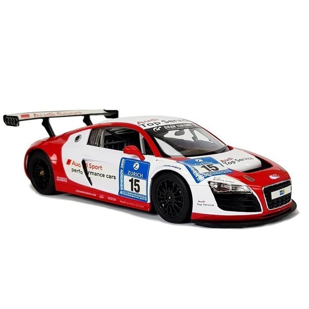Automobilis R/C Audi R8 LMS Rastar 1:14 Baltai raudonas 8
