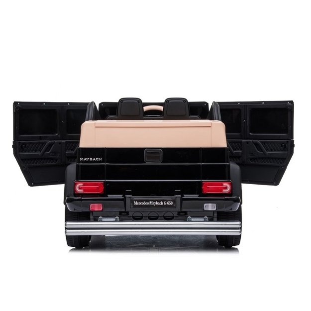 "Mercedes A100" elektrinis važiuojantis automobilis, nudažytas juodai 7