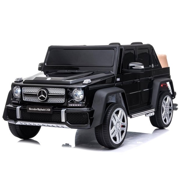 "Mercedes A100" elektrinis važiuojantis automobilis, nudažytas juodai 2