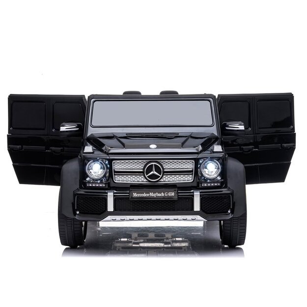 "Mercedes A100" elektrinis važiuojantis automobilis, nudažytas juodai 16