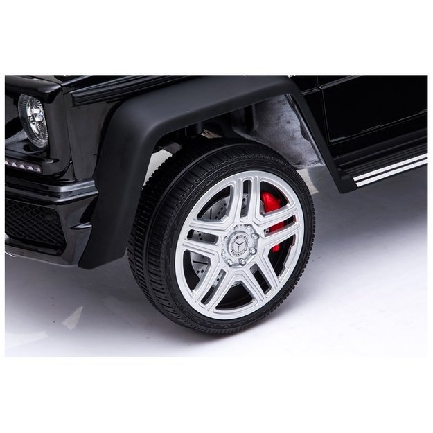 "Mercedes A100" elektrinis važiuojantis automobilis, nudažytas juodai 10