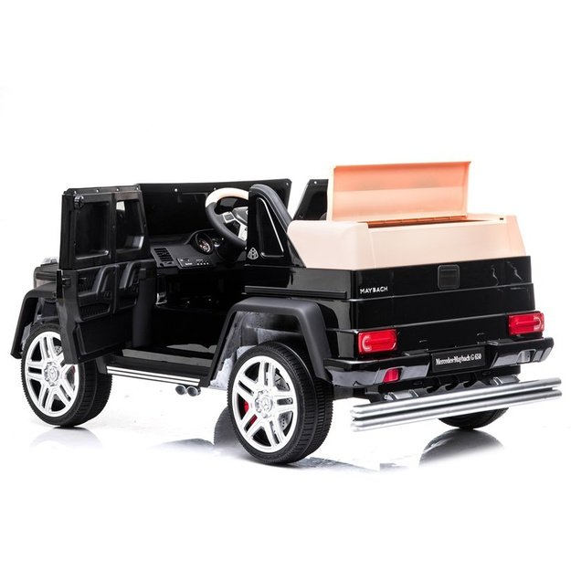 "Mercedes A100" elektrinis važiuojantis automobilis, nudažytas juodai 9