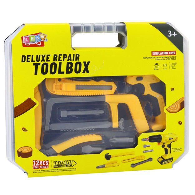 DIY Kit Drill Driver Tools Lights Sounds Suitcase 4