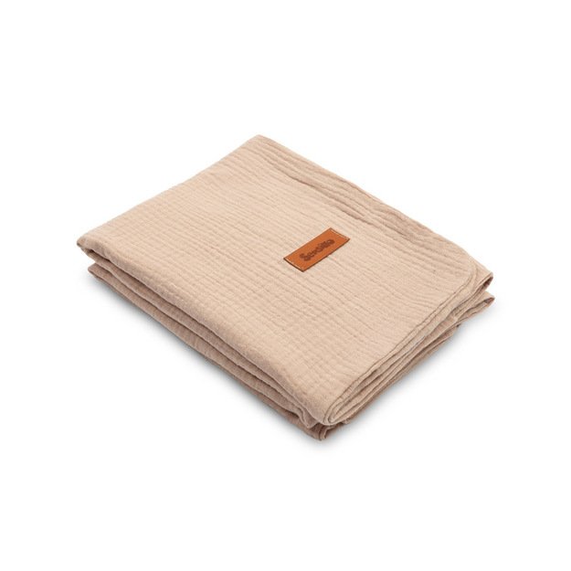 MUSLIN BLANKET COCOA 75x100