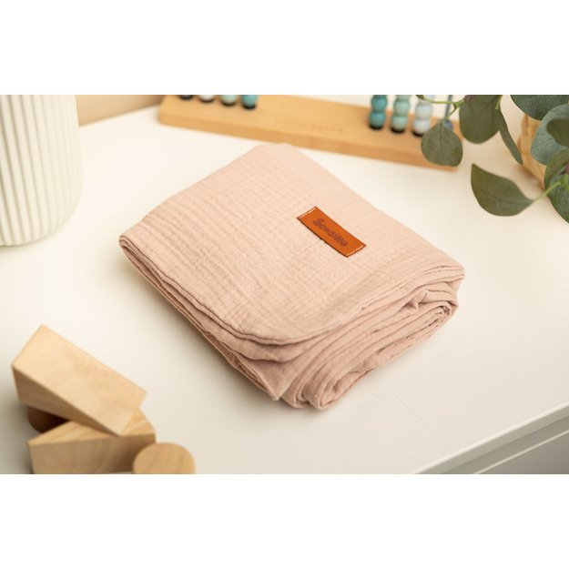 MUSLIN BLANKET COCOA 75x100 1