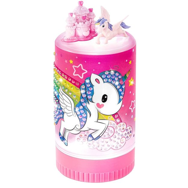 Creative Kit Unicorn in a Jar Diamonds Night Lamp Remote Control DIY 1