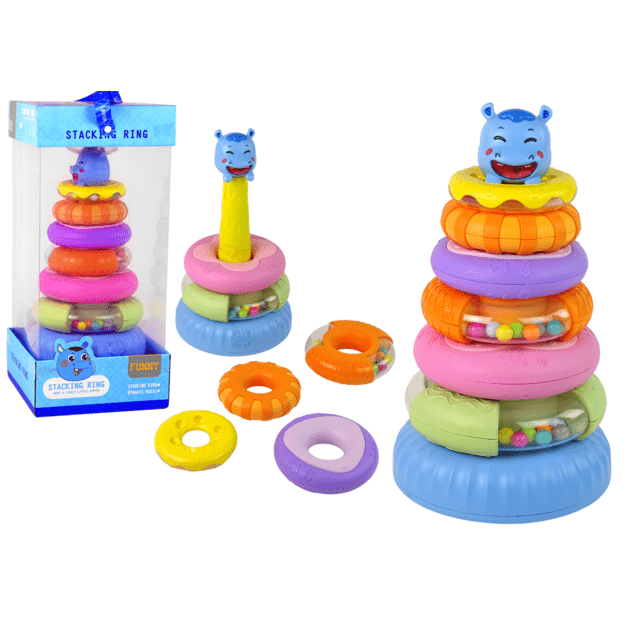 Mokomosios piramidės spalvoti ratlankiai