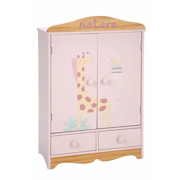 Arias lėlės rūbelių spinta su stalčiais, Gamta