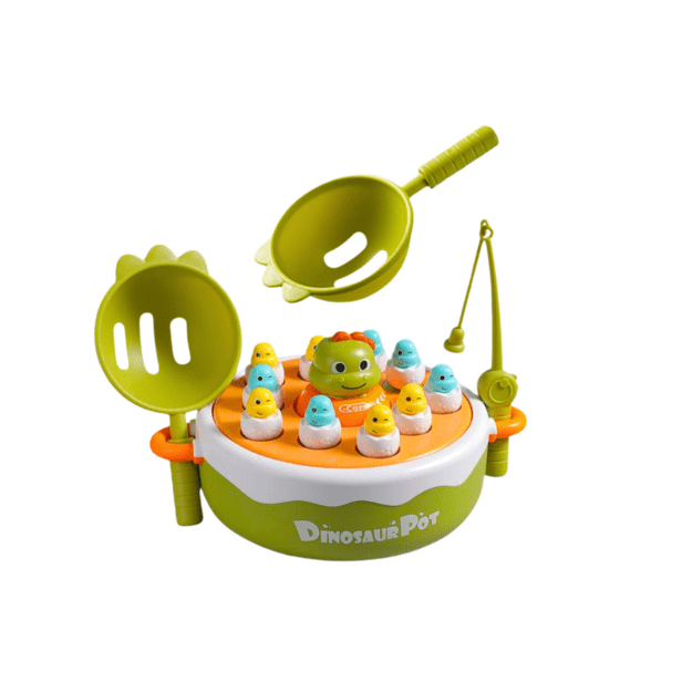 Žaidimas Dinozauras Žvejybos meškerės Priedai Medinė žalia 3