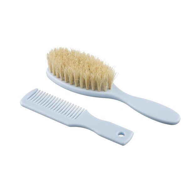 Plaukų šepetys ir šukos kūdikiams Mėlyna sp. 1