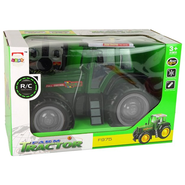 Green and black R/C Remote Controlled Tractor