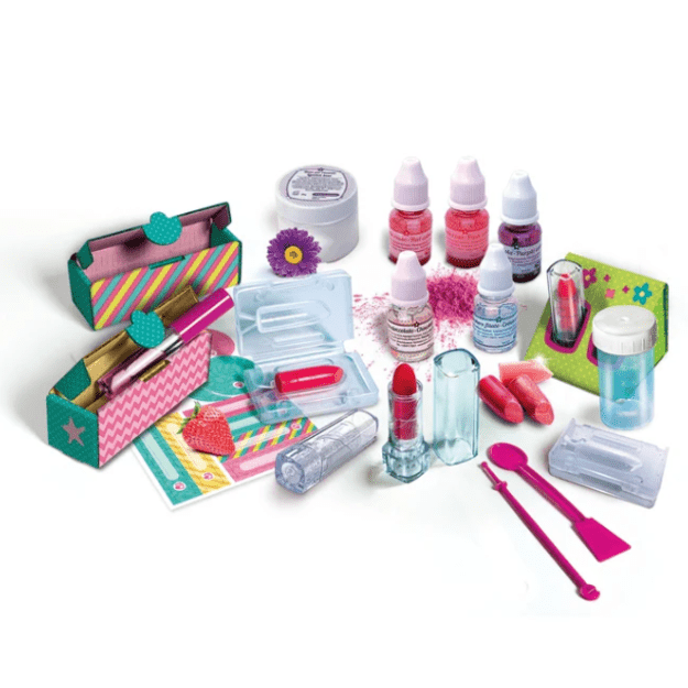 Science & Play Lipstick & Lip Gloss Laboratory Set Polish Language Clementoni 50920 3