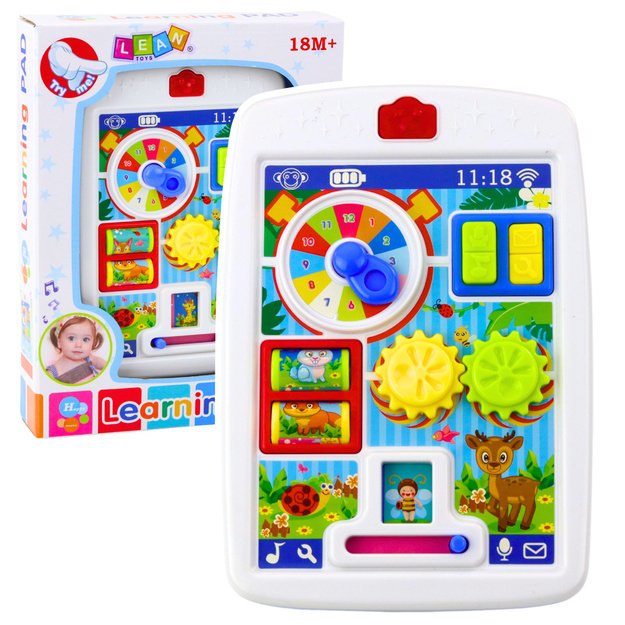 INTERAKTYVUS EDUKACINIS PLANŠETINIS ŽAISLAS MAŽYLIAMS SU GARSAIS