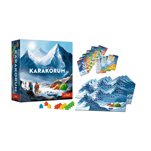 Board Game Karakorum Reiner Knizia: King of the Mountains Trefl 02739 2