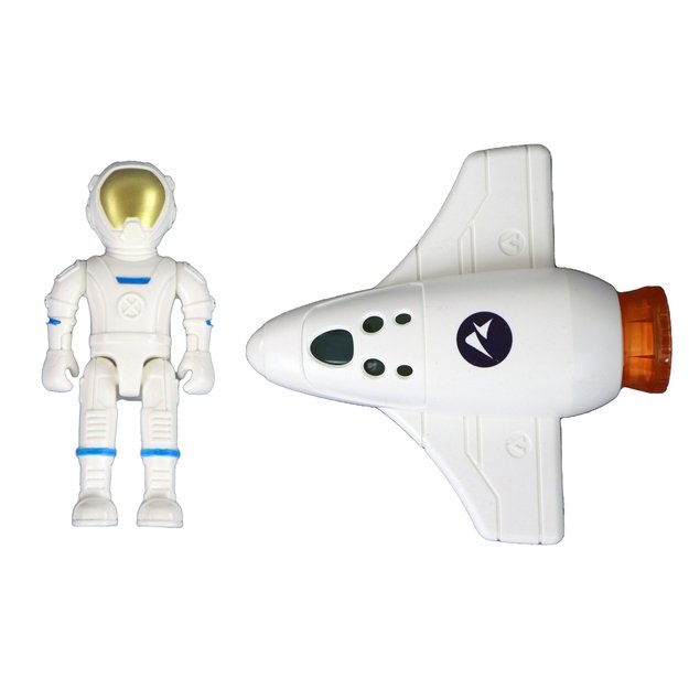 Space Mission Space Set Rocket Cosmonaut Cosmos 4 ELEMENTS