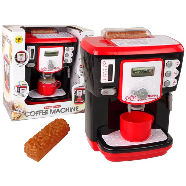 Coffee Machine Black and Red