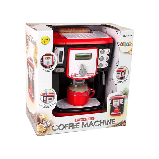 Coffee Machine Black and Red 5