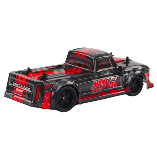Nuotoliniu būdu valdomas automobilis Pick-Up 1:18 Guminės padangos Raudona 3