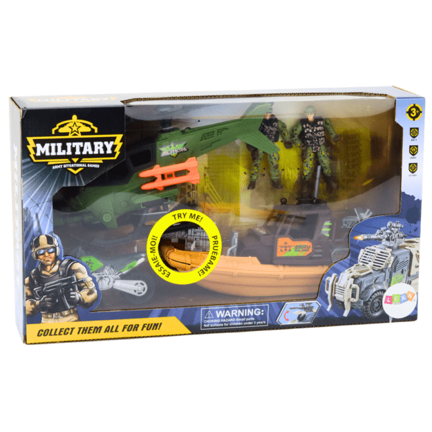 Karinis rinkinys Karinis kovinis kateris Kareiviai Priedai Garsai 1