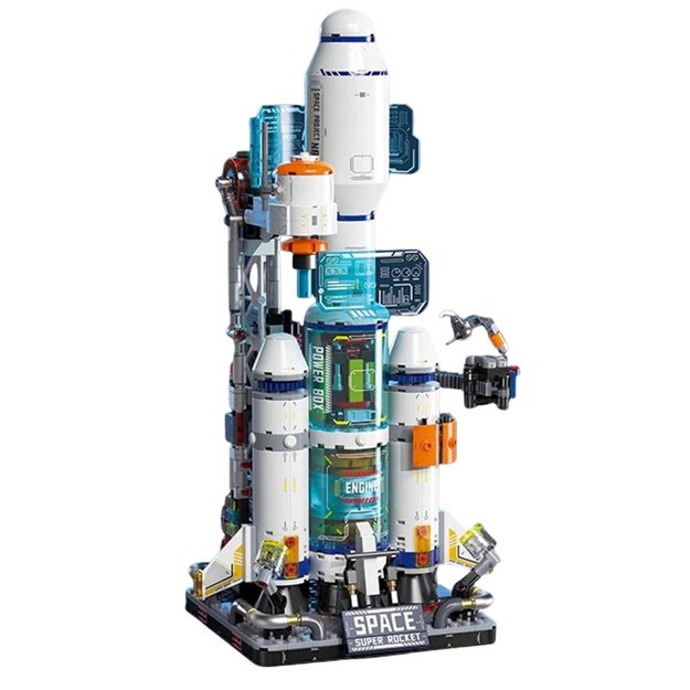 Rocket Space Station Construction Bricks 815 pcs. 2