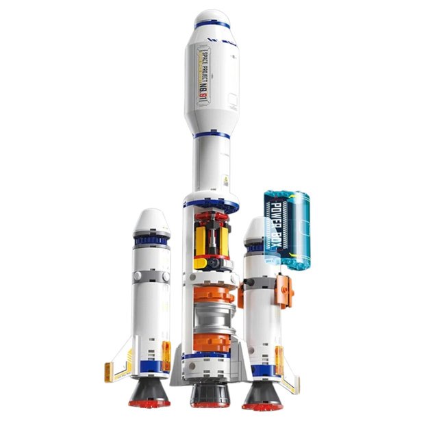 Rocket Space Station Construction Bricks 815 pcs. 1