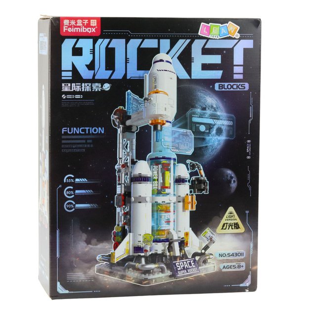 Rocket Space Station Construction Bricks 815 pcs. 4