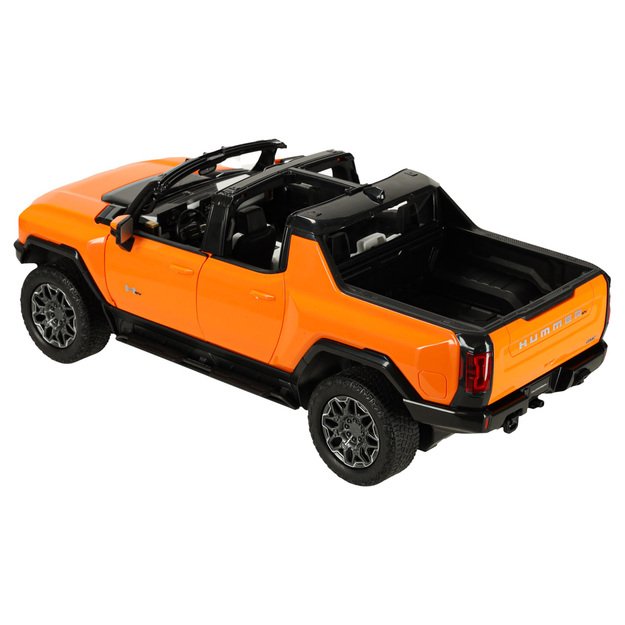 Rastar 93000 Hummer EV 1:16 oranžinis nuotolinio valdymo automobilis 3