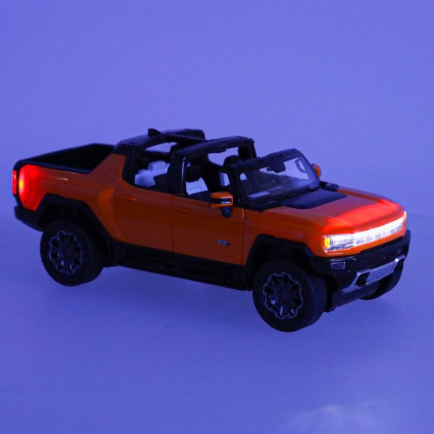Rastar 93000 Hummer EV 1:16 oranžinis nuotolinio valdymo automobilis 6