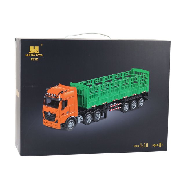 Huina Remote Controlled Transport Truck with Trailer RC 1:18 5