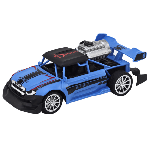 RC bausmės automobilis 1:20 Dūmų efektas Mėlyni žibintai 1