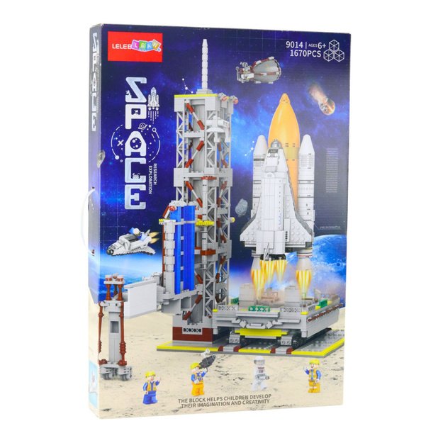Construction Bricks Space Station Platform Rocket 1670 pcs. 2