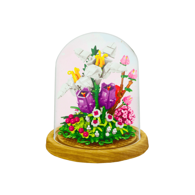 Flowers In A Box Set of 487 Elements Blocks