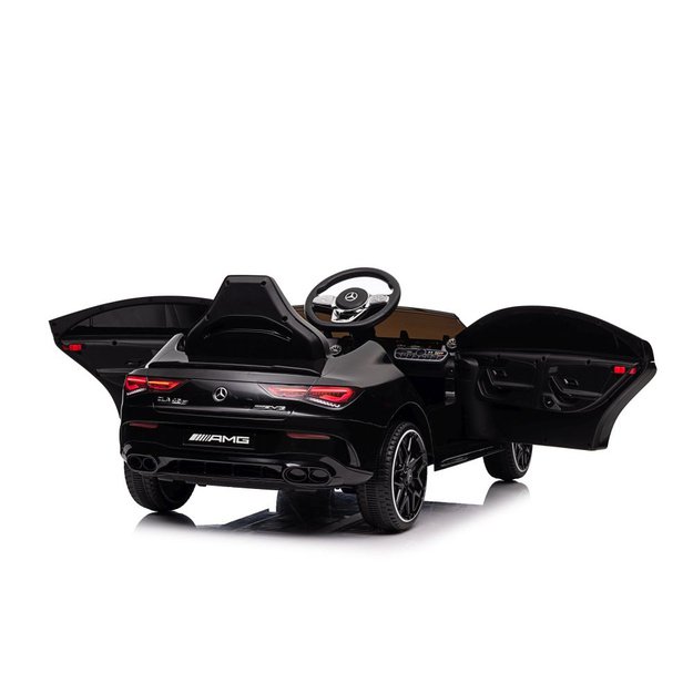 Akumuliatoriumi varomas automobilis Mercedes CLA 45s AMG Black Painted 4x4 12