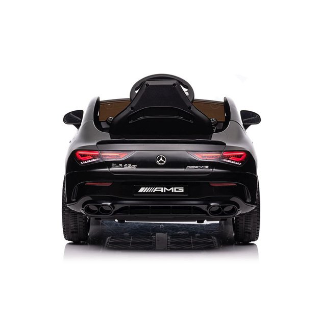 Akumuliatoriumi varomas automobilis Mercedes CLA 45s AMG Black Painted 4x4 7