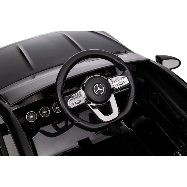 Akumuliatoriumi varomas automobilis Mercedes CLA 45s AMG Black Painted 4x4 30