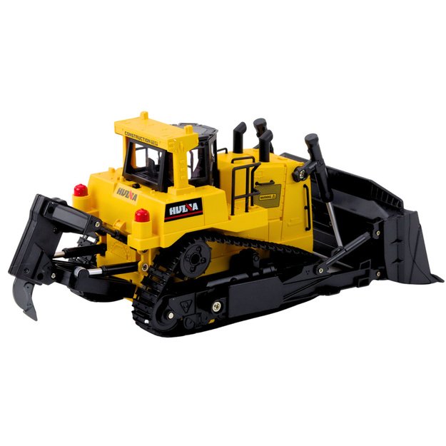 Huina Remote Controlled RC Bulldozer Construction Vehicle Yellow 1:16 2