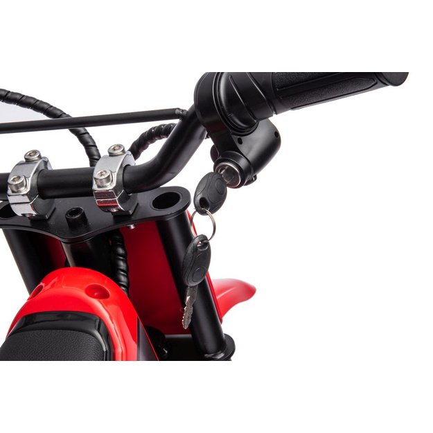 A9901 Raudonas akumuliatorinis motokroso dviratis 5