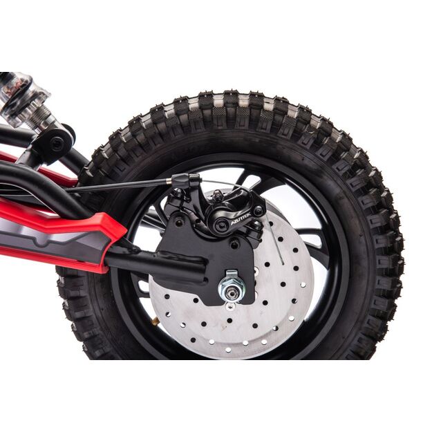 A9901 Raudonas akumuliatorinis motokroso dviratis 16