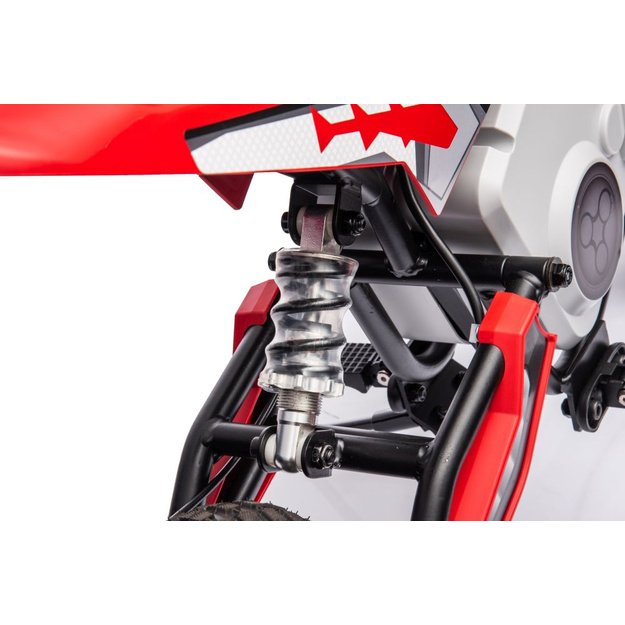 A9901 Raudonas akumuliatorinis motokroso dviratis 6