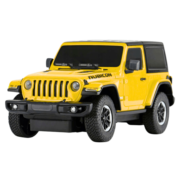 Car R/C 1:24 Remote Controlled JEEP Wrangler JL Rubicon Yellow