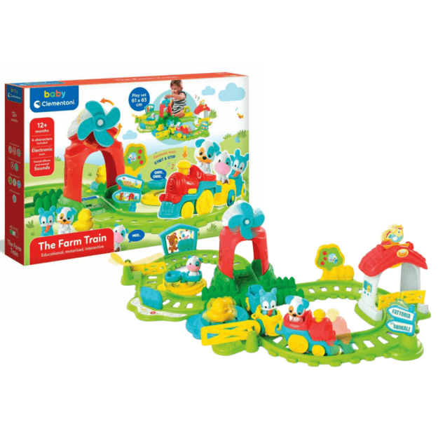 Interaktyvus ūkininko traukinys Clementoni 17391